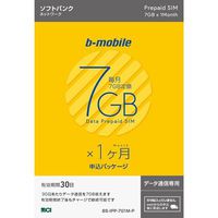 日本通信 b-mobile 7GB×1ヶ月SIM(SB)申込パッケージ (BS-IPP-7G1M-P)画像