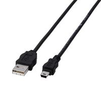 ELECOM 環境対応USB2.0ケーブル(A:ミニBタイプ) 3.0m USB-ECOM530 (USB-ECOM530)画像