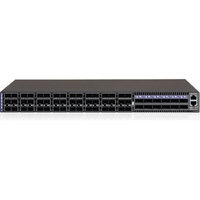 Mellanox SwitchX-2 based 48-port SFP+ 10GbE, 12 port QSFP 40GbE, 1U Ethernet switch. 2PS, Short depth, PSU side to Connector side airflow, Rail kit and ROHS6 (MSX1024B-2BFS)画像