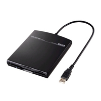 I.O DATA USB-FDX1BK USB 1.1対応 1倍速 FDドライブ (USB-FDX1BK)画像