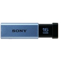 SONY USB3.0対応 ノックスライド式高速USBメモリー 16GB キャップレス ブルー (USM16GT L)画像