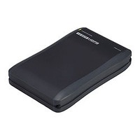 I.O DATA USB2.0/1.1 堅牢アルミボディ採用ポータブルHDD 320GB ブラック (HDPG-SU320(K))画像
