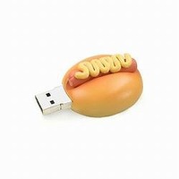 GREENHOUSE ファーストフードUSBフラッシュメモリ ホットドッグ GH-UFD1GF-HD (GH-UFD1GF-HD)画像