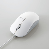 ELECOM 法人向け高耐久マウス/USB光学式有線マウス/3ボタン/ホワイト (M-K7URWH/RS)画像