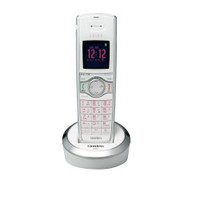 Uniden デジタルコードレス留守番電話機 増設子機 本体 ホワイトキーピンク (DCX300(PW))画像