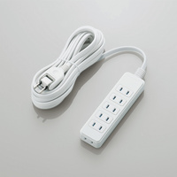 ELECOM シャッタータップ/6個口/5m/ホワイト T-ST02N-2650WH (T-ST02N-2650WH)画像