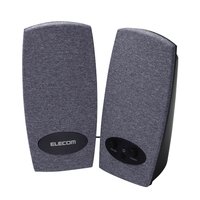 ELECOM 5.2W高音質スピーカ(シルバー) MS-87SV (MS-87SV)画像