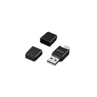 BUFFALO BSCRM120U3BK TypeC&USB3.0 microSD専用カードリーダー ブラック (BSCRM120U3BK)画像