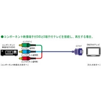 VICTOR VX-DS220 D端子付き映像用コード (VX-DS220)画像
