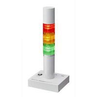 PATLITE 信号灯付インターフェースコンバーター、ブザー付、3段赤黄緑 (PHE-3FB3-RYG)画像