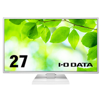 I.O DATA 5年保証広視野角ADSパネル 27型ワイド液晶ディスプレイ ホワイト (LCD-AH271EDW-A)画像