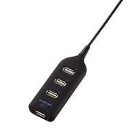 ELECOM これハブ。タップタイプ 4ポート 1.0M (ブラック) U2H-TAP1410BBK (U2H-TAP1410BBK)画像