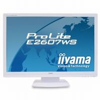 IIYAMA 25.5インチワイド液晶ディスプレイProLite E2607WS(ホワイト) (PLE2607WS-W1)画像