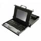 PORTWELL 2U Rack mount K/B Drawer with TFT 12.1 Flat Panel (PRA-2182　（黒）)画像