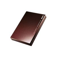 I.O DATA USB2.0/1.1接続 外付ポータブルハードディスク「カクうす」ビターブラウン 1TB (HDPC-AU1.0BRB)画像