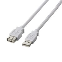ELECOM USB2.0延長ケーブル(A-A延長タイプ) (U2C-E10WH)画像