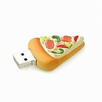 GREENHOUSE ファーストフードUSBフラッシュメモリ ピザタイプ GH-UFD1GF-PZ (GH-UFD1GF-PZ)画像