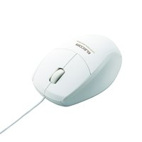 ELECOM USB レーザー式マウス M-LS4シリーズ(ホワイト) (M-LS4ULWH)画像
