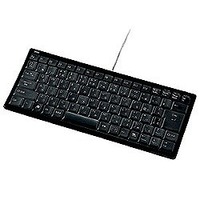 サンワサプライ USB&PS/2スリムキーボード ブラック SKB-SL09BK (SKB-SL09BK)画像