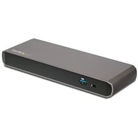 StarTech Thunderbolt 3 ドッキングステーション Mac/Windows対応 デュアル4Kモニタ対応 USB PD 85W対応 USB-Cドック (TB3DK2DPPD)画像