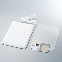 Simplism Silicone Case Set for iPad 2 White TR-SCSIPD2-WT (TR-SCSIPD2-WT)画像