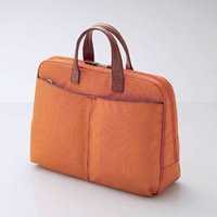 ELECOM BM-CA07NDR A4パソコン対応カジュアルキャリングバッグ オレンジ (BM-CA07NDR)画像