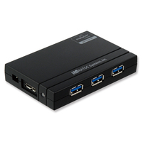RATOC Systems USB3.0/2.0デュアルヘッド・ディスプレイアダプター(HUB搭載) (REX-USB3HDMI-DH)画像