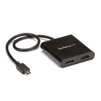 StarTech USB-C – HDMIマルチモニターアダプタ 2ポートMSTハブ 4K対応 (MSTCDP122HD)画像