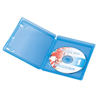 サンワサプライ ブルーレイディスクケース(1枚収納) 5枚セット (BD-TN1-5BL)画像