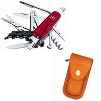 VICTORINOX サイバーツール34 レザーケースセット (20040402-01)画像