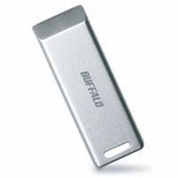 BUFFALO スライドアップ機能搭載 USBメモリー シルバー 4GB RUF2-AG4GS-SV (RUF2-AG4GS-SV)画像