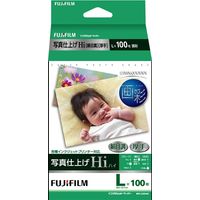 FUJIFILM WPL100HIC インクジェット用紙 写真仕上げHi絹目 Lサイズ (WPL100HIC)画像
