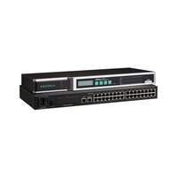 MOXA 32ポート RS-232 セキュアデバイスサーバ 100V〜240VAC (NPORT 6610-32)画像