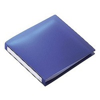 ELECOM CCD-F12BU CD・DVDファイル 12枚収納 ブルー (CCD-F12BU)画像