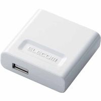 ELECOM スマートフォン用AC充電器/USB/ホワイト MPS-X10ACUWH (MPS-X10ACUWH)画像