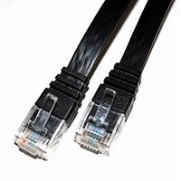日本トラストテクノロジー バルク フラットLANケーブル CAT6 20cm NBLANF20 (NBLANF20)画像