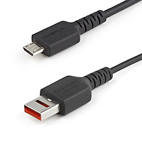 StarTech USB充電特化ケーブル/1m/USB-A[オス]-USBマイクロB[オス]/USBデータ通信機能カット対応データブロッカーケーブル/給電のみ対応USB-A-Micro-B変換ケーブル (USBSCHAU1M)画像