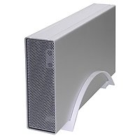 RATOC Systems USB3.0 3.5インチハードディスクケース(ホワイトシルバー) (RS-EC3-U3WS)画像