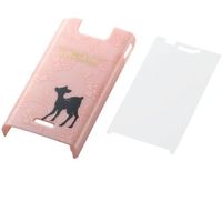 ELECOM docomo P-01D用シェルカバーfor Girl/液晶保護フィルム付 (PD-PA01PVG1)画像