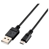 ELECOM microUSBケーブル/USB2.0/エコパッケージ/1.2m/ブラック (U2C-JAMB12BK)画像