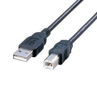 ELECOM USB2-S3GT　USB2.0スイングケーブル(グラファイト) 3m (USB2-S3GT)画像
