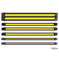 THERMALTAKE TtMod Extend Sleeve Cable Combo Pack Yellow (AC-047-CN1NAN-A1)画像