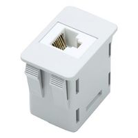 サンワサプライ LAN用中継コネクタ(カテゴリ6対応) EA-LAN6 (EA-LAN6)画像