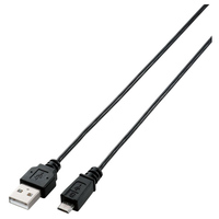 ELECOM 極細Micro-USB(A-MicroB)ケーブル/0.5m/ブラック (MPA-AMBXLP05BK)画像