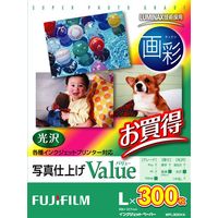 FUJIFILM WPL300VA インクジェット用紙 写真仕上げValue Lサイズ (WPL300VA)画像