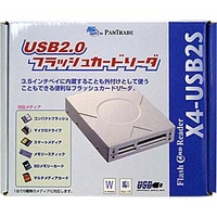 Pan Trade USB2.0対応 6in1 内蔵/外付型カードリーダー X4-USB2S (X4-USB2S)画像