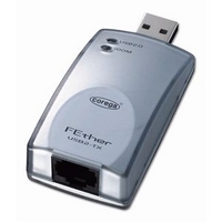 COREGA FEther USB2-TX(Silver) (CG-FEUSB2TXS)画像