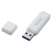 ELECOM USB3.0/2.0 セキュリティ機能付 バリュータイプUSBメモリ/8GB/ホワイト (MF-HSU308GWH)画像