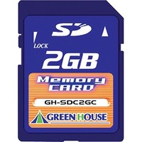 GREENHOUSE SDカード 2GB GH-SDC2GC (GH-SDC2GC)画像