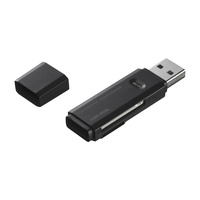 サンワサプライ USB2.0カードリーダー ブラック ADR-MSDU2BK (ADR-MSDU2BK)画像